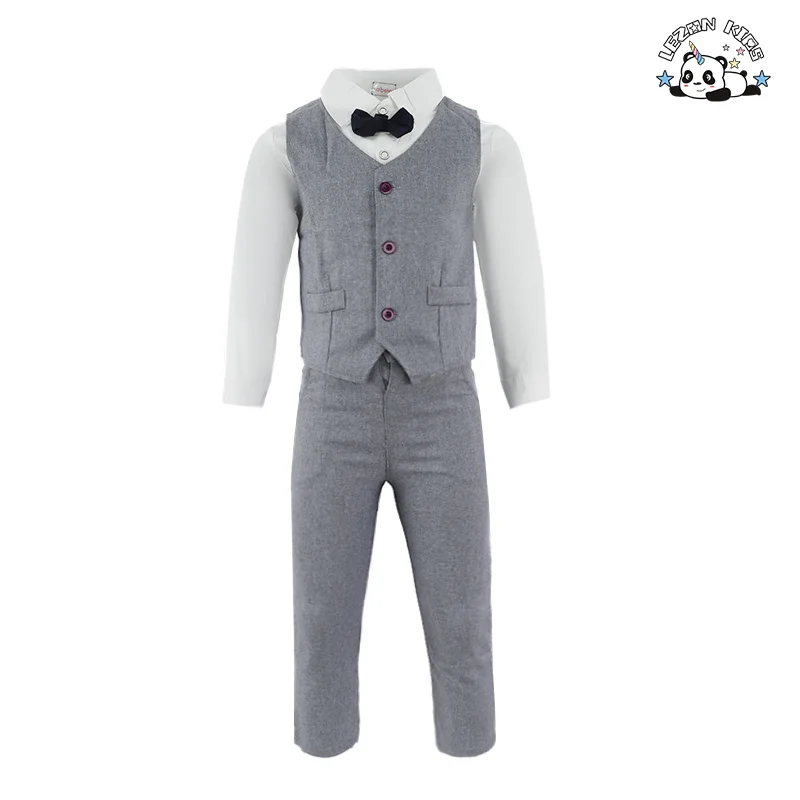 LEZONKIDS - Roupas de crianças boutique de alta qualidade conjunto de roupas de menino elegantes roupas de crianças